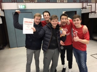 Freude über Platz 4