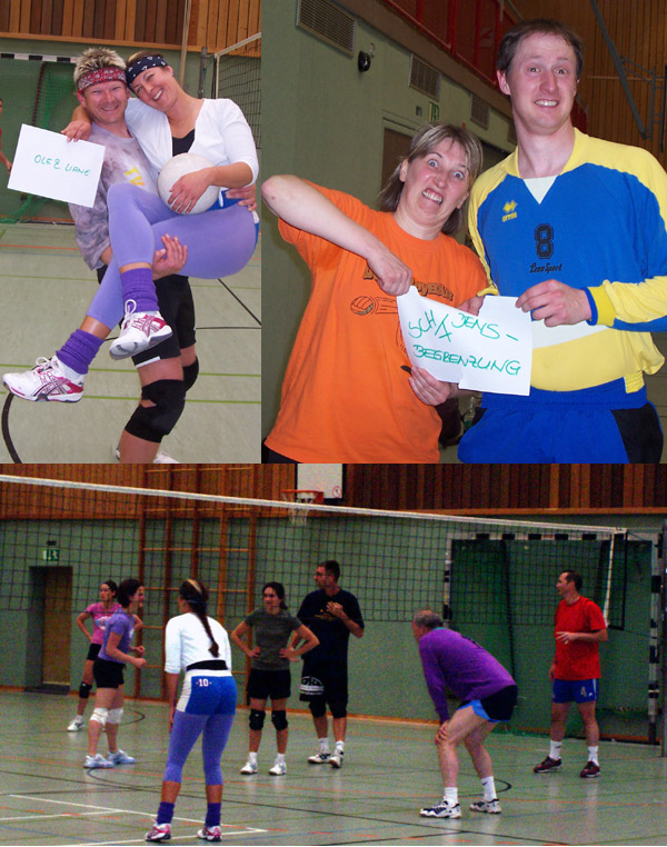 Die originellsten 80er-Outfits in Action beim 80er-Fun-Turnier 2009