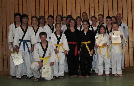 Nach der Prüfung: strahlende Gesichter!