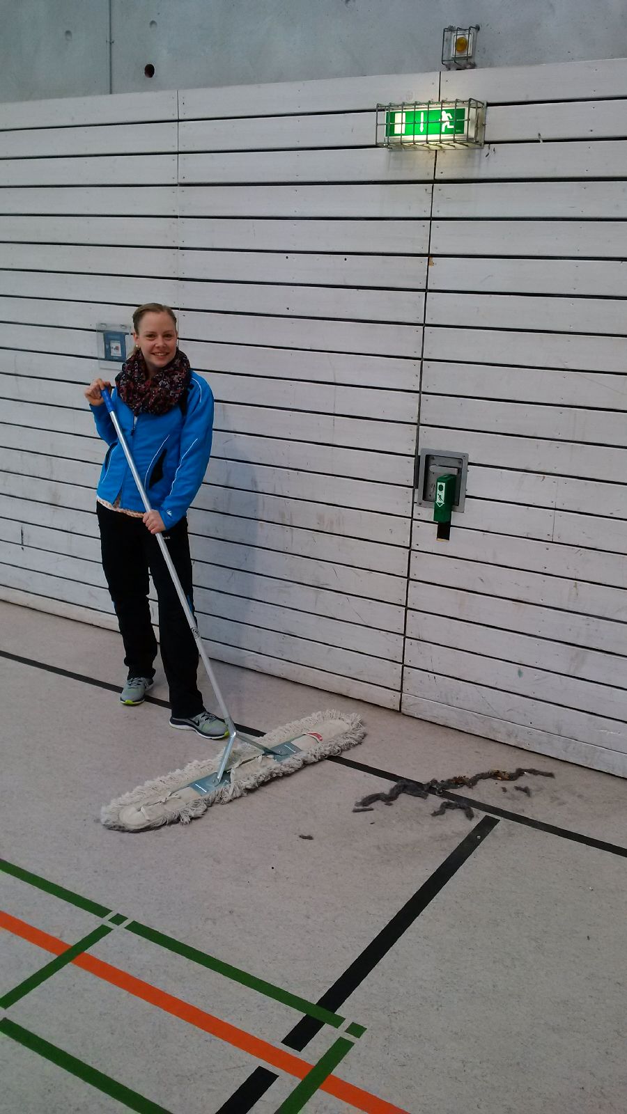 Das neue Wischermädchen