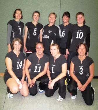 von links nach rechts und hinten nach vorne: Jutta, Sandy, Grit, Doris, Dagmar, Kiwi, Eva, Renate, Grace