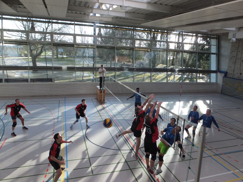 Selbst wenn Bornheim am Block vorbei kam: Unsere Abwehr stand (meist); Foto: Ute Hainer